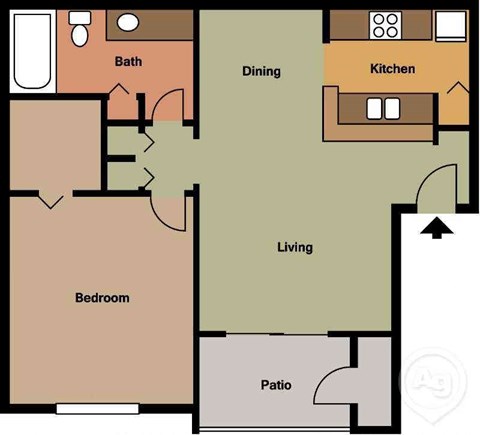 a diagram of a floor plan of a house